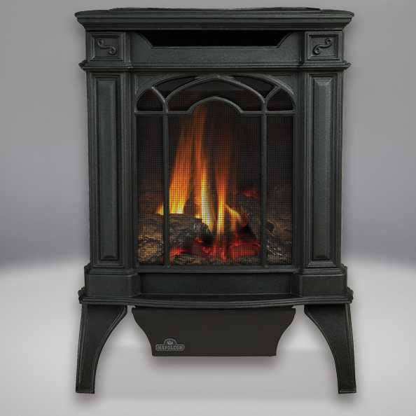 Napoleon Arlington GDS20 | Gas Burning Stove | Cast Iron | Metallic Black | Electronic Ignition