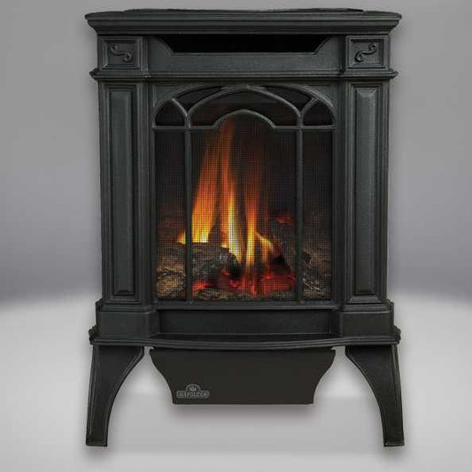 Napoleon Arlington GDS20 | Gas Burning Stove | Cast Iron | Metallic Black | Electronic Ignition