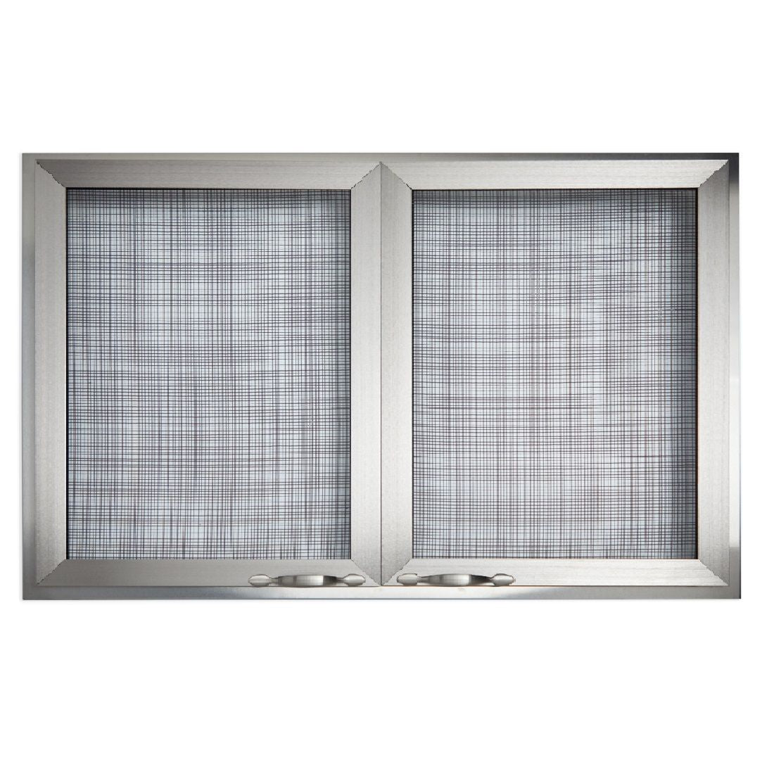 Stainless Steel Mesh Cabinet Style Doors | Vesper 42 | Outdoor Lifestyles