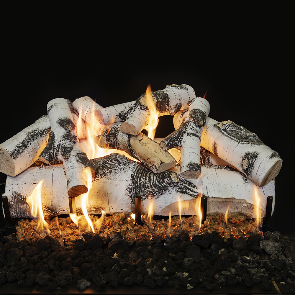 ASPEN30LOGS | Grand Canyon 30" Quaking Aspen 8-Piece Vented Gas Log Set