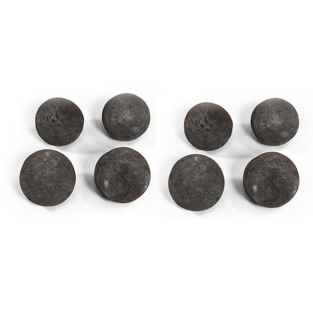 CB4-8-B | Grand Canyon 4-inch Black Fiber Cannonballs 8-Piece
