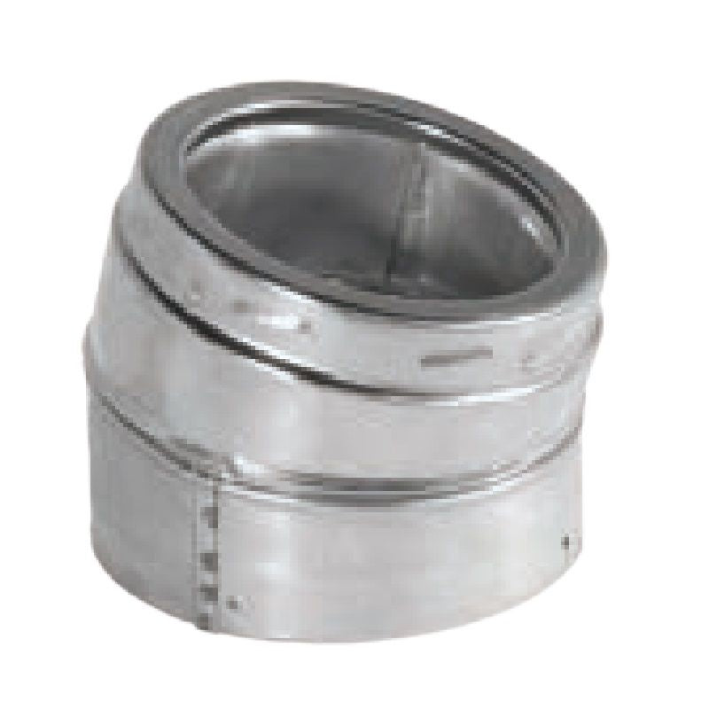6E15-2 | Secure Temp ASHT | 6" ID | 15 Degree Elbow | SS outer