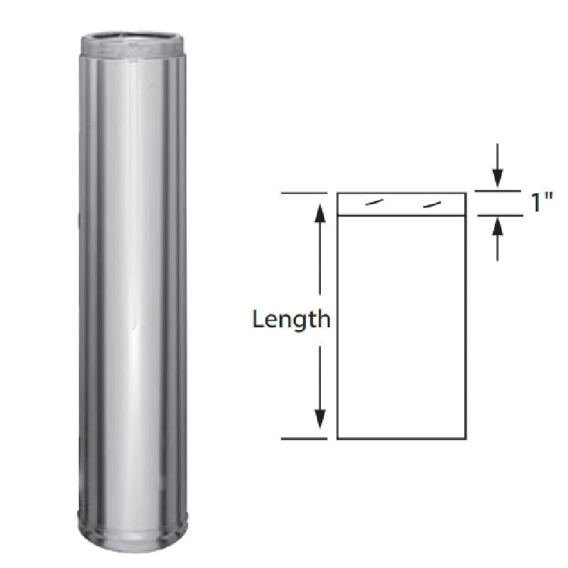 6L18-2 | Secure Temp ASHT | 6" ID | 18" Pipe Length | SS outer