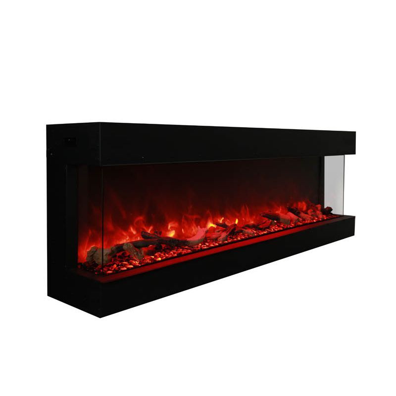 AM72-TRV-XL-WIFI | Amantii Tru-View 3-Sided Deep 72 Electric Fireplace | WIFI Smart