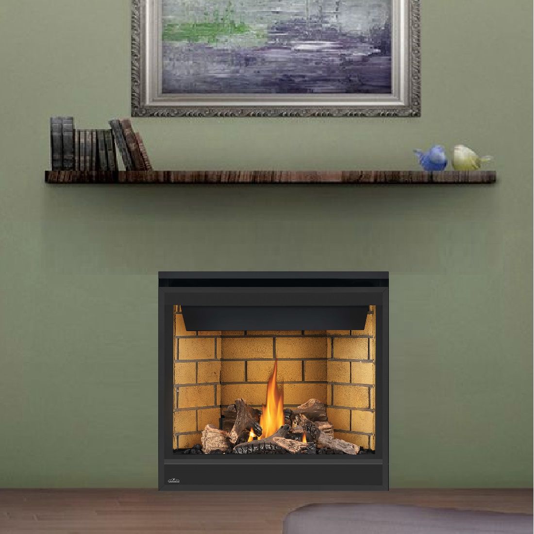 Napoleon Ascent B36 | Direct Vent Gas Burning Fireplace | Millivolt Ignition | Ng