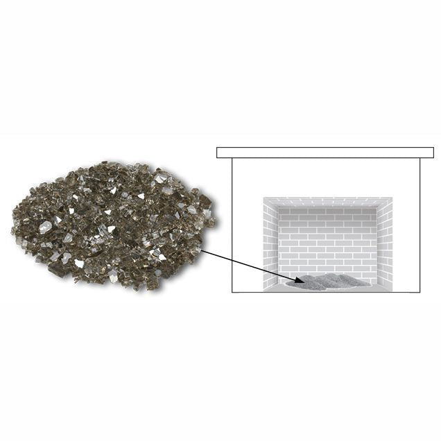 MAJGLASS-BZ | Majestic Glass Embers | Bronze (1 bag)