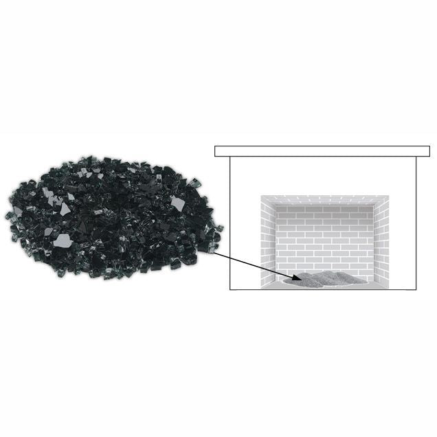 Majestic Glass Embers | Onyx (1 bag)
