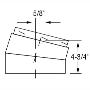 SEC7GXE15+ | 15 Degree Elbow | 7" ID | Secure Temp GX