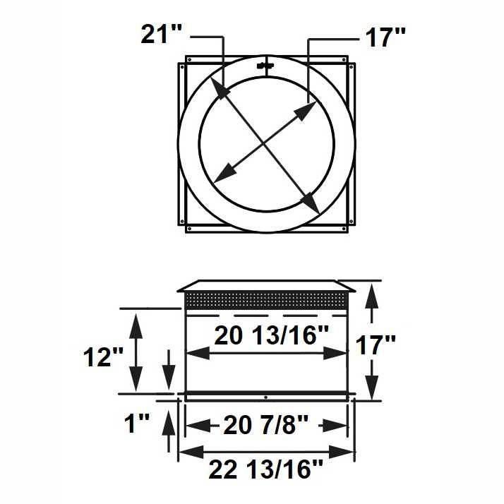 14DCA-IS | Attic Insulation Shield | DuraChimney II