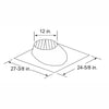 Roof Flashing | 0 to 6/12 Pitch | SL300 | HHT