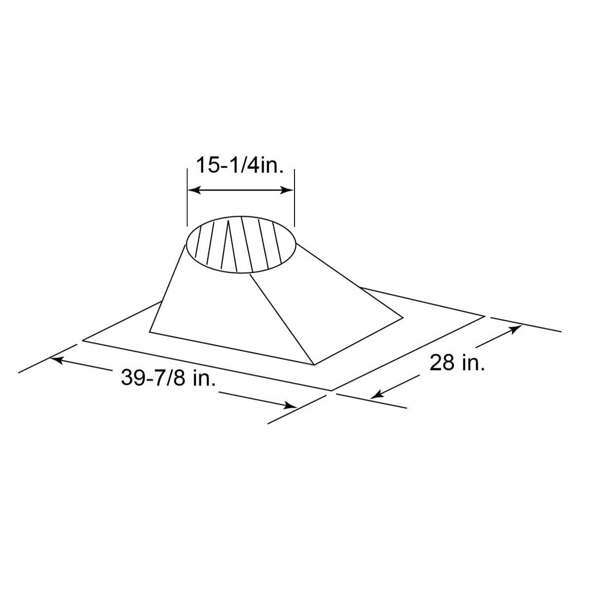 HHTRF571 | Roof Flashing | 6 to 12/12 | SL1100 | HHT