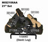 MIX6-21 | Hargrove 21" Magnificent Inferno Logs | Charred Styles Series | Vented Gas Logs