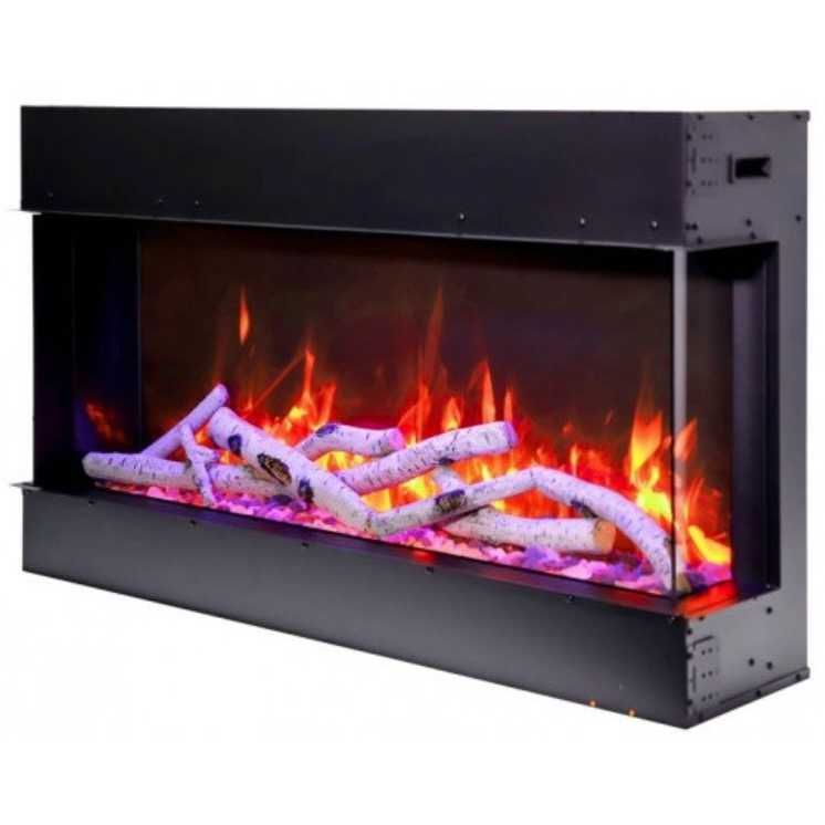 Amantii Tru-View 3-Sided Slim 40 Electric Fireplace | WIFI Smart