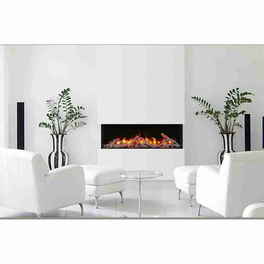 AM50-TRV-SLIM-WIFI | Amantii Tru-View 3-Sided Slim 50 Electric Fireplace | WIFI Smart