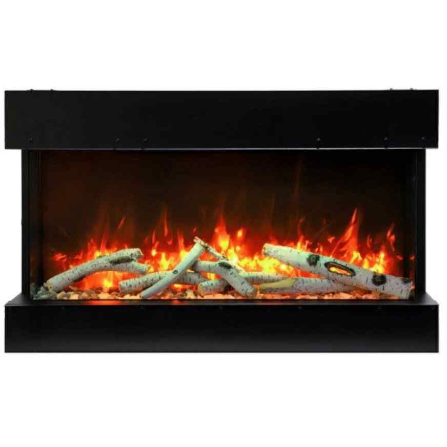 AM50-TRV-SLIM-WIFI | Amantii Tru-View 3-Sided Slim 50 Electric Fireplace | WIFI Smart