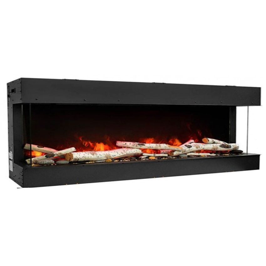 AM72-TRV-SLIM-WIFI | Amantii Tru-View 3-Sided Slim 72 Electric Fireplace | WIFI Smart