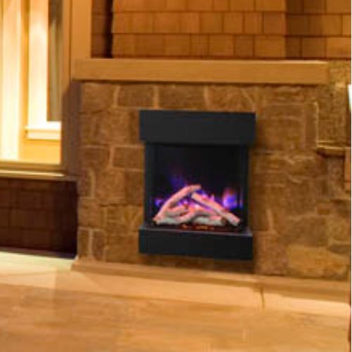 AMCUBE-2025WM-WIFI | Amantii Tru-View 3-Sided Cube 25 Electric Fireplace | WIFI Smart