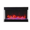 AM50-TRV-XT-XL-WIFI | Amantii Tru-View 3-Sided Deep and Extra Tall 50 Electric Fireplace | WIFI Smart