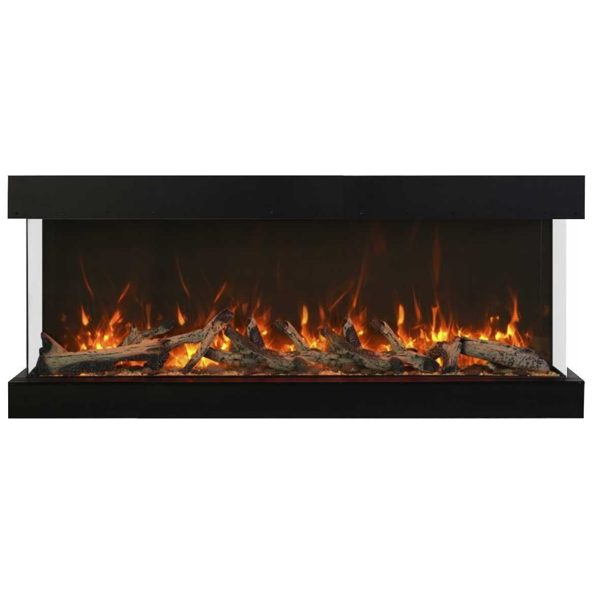 AM72-TRV-XT-XL-WIFI | Amantii Tru-View 3-Sided Deep and Extra Tall 72 Electric Fireplace | WIFI Smart