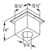 46DVA-CS | Cathedral Ceiling Support Box | Duravent 4 x 6 5/8