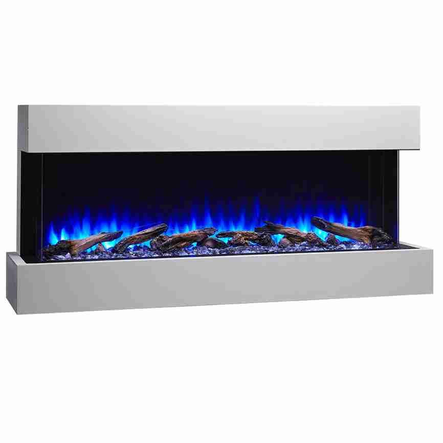 SIMSF-SCT43-BK | SimpliFire Electric Fireplace | 3-Sided | Scion Trinity 43
