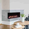 SIMSF-SCT55-BK | SimpliFire Electric Fireplace | 3-Sided | Scion Trinity 55