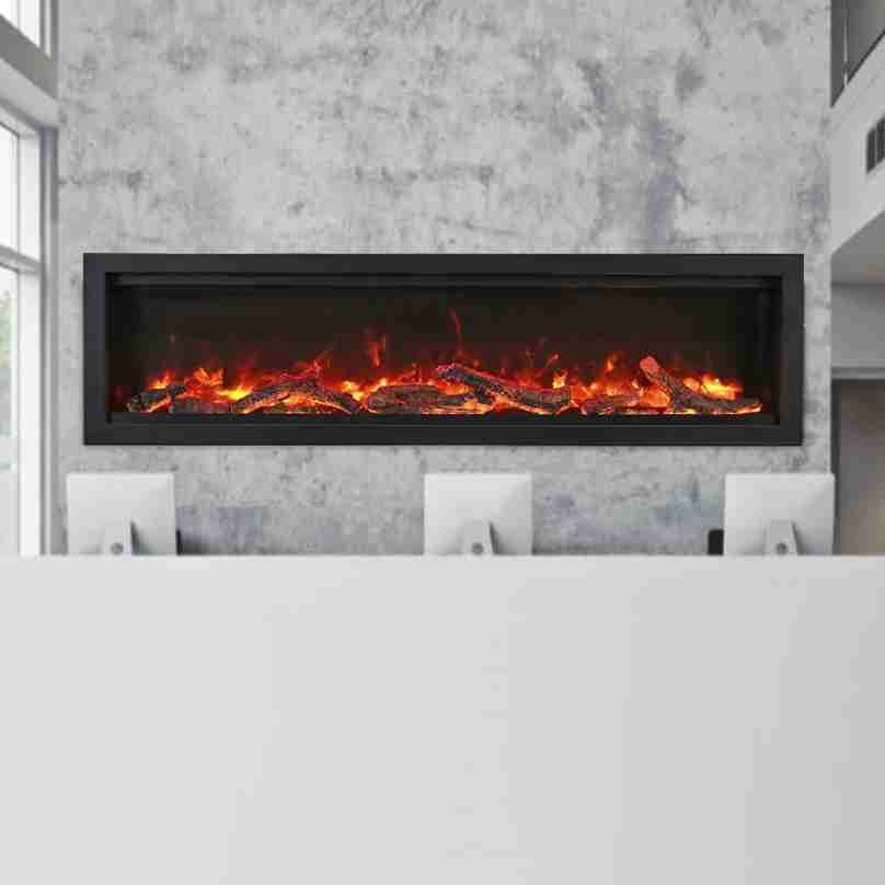 Amantii Symmetry Bespoke 74 Electric Fireplace