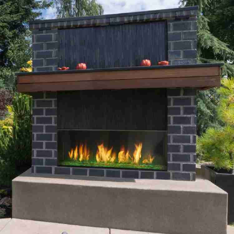 Gas Burning Fireplace | Outdoor | Single-sided | Lanai 48 | Outdoor Lifestyles