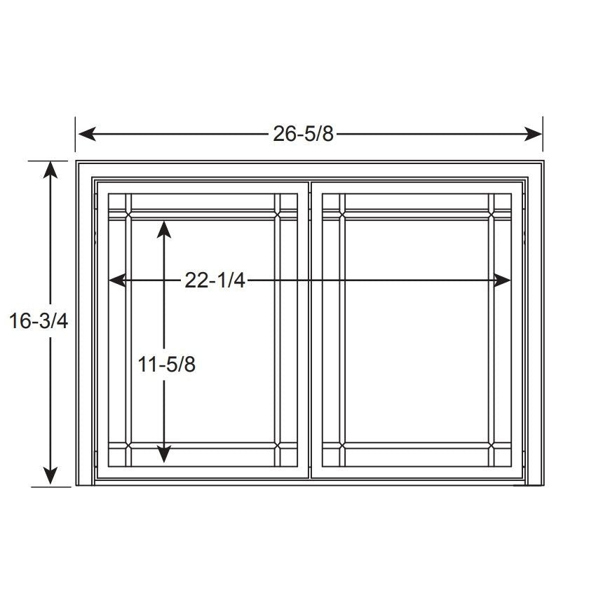 Simplifire | Mission Style Front | Operable Door | SF-INS25