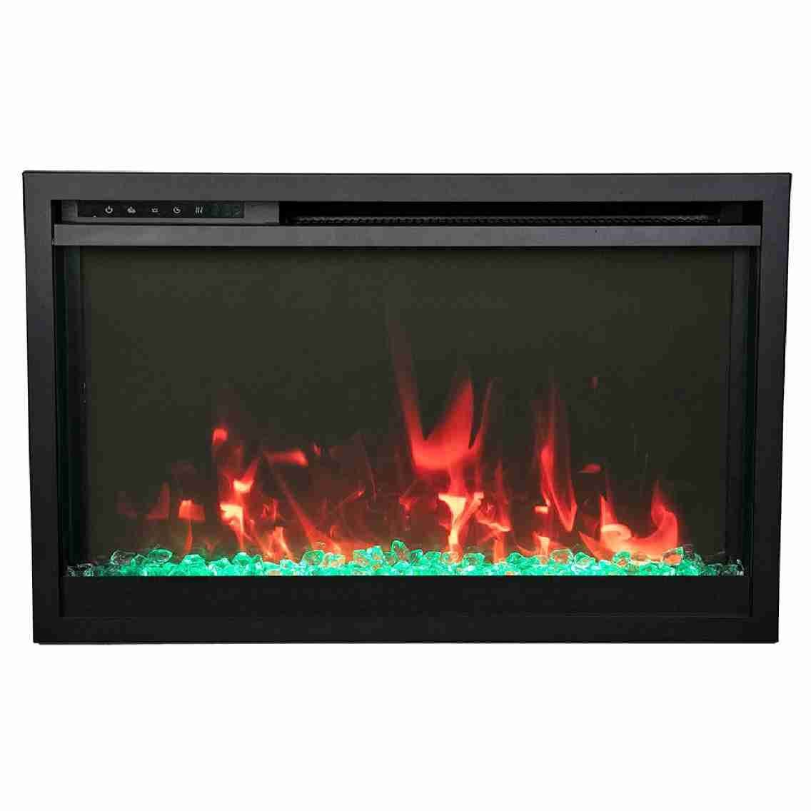 Amantii Traditional Xtra Slim 26 Electric Fireplace | WIFI Smart