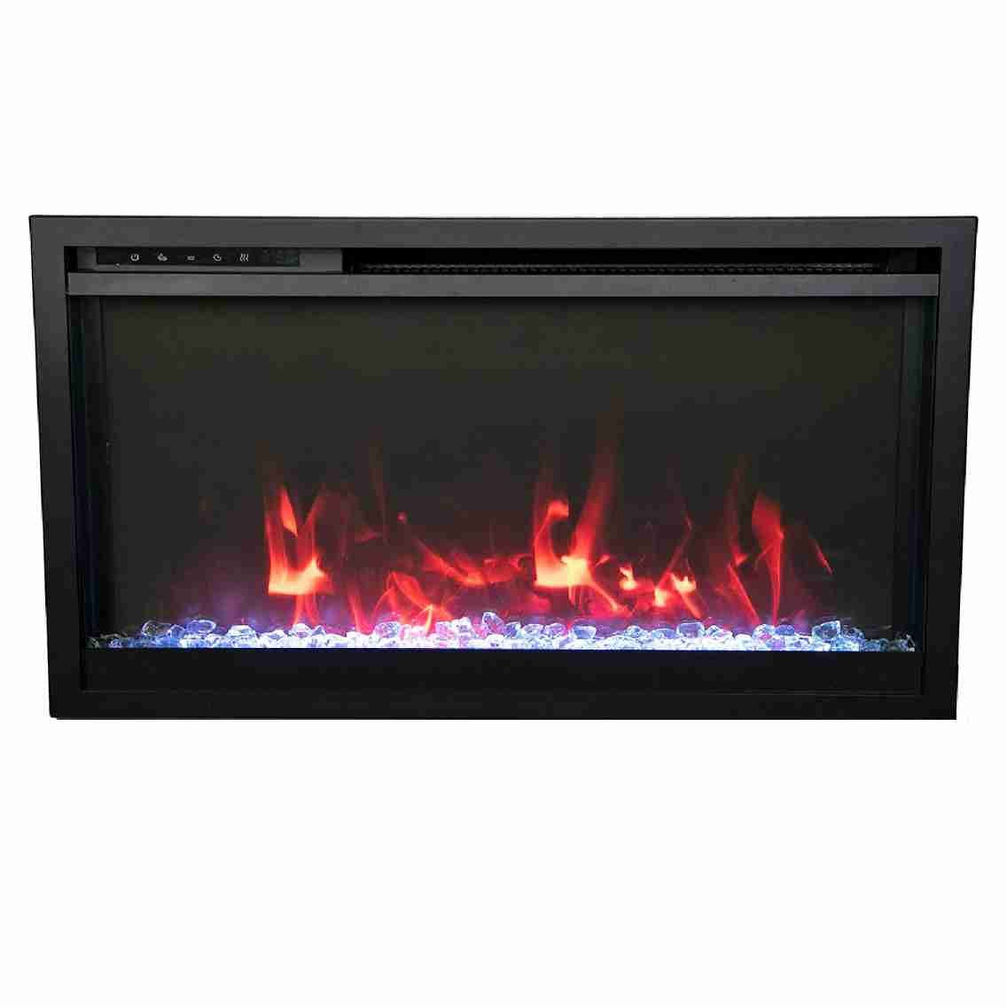 Amantii Traditional Xtra Slim 33 Electric Fireplace | WIFI Smart