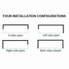 Amantii Tru-View Bespoke 45 3-Sided Electric Fireplace
