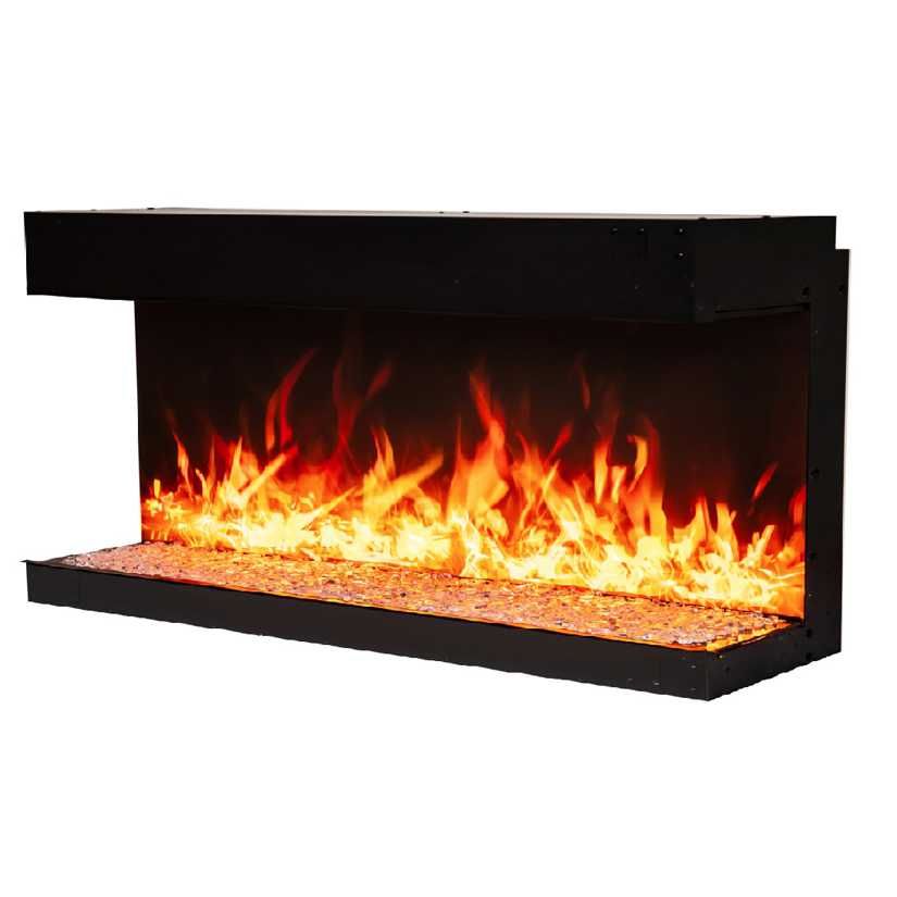 Amantii Tru-View Bespoke 55 3-Sided Electric Fireplace