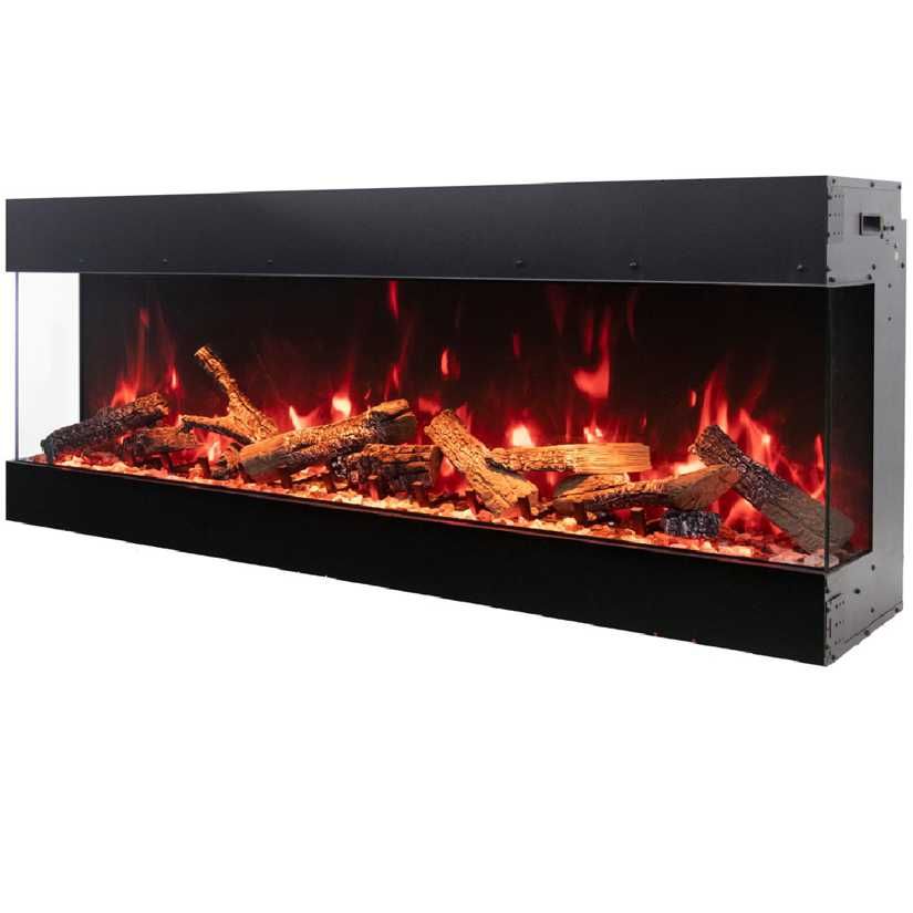 Amantii Tru-View Bespoke 75 3-Sided Electric Fireplace