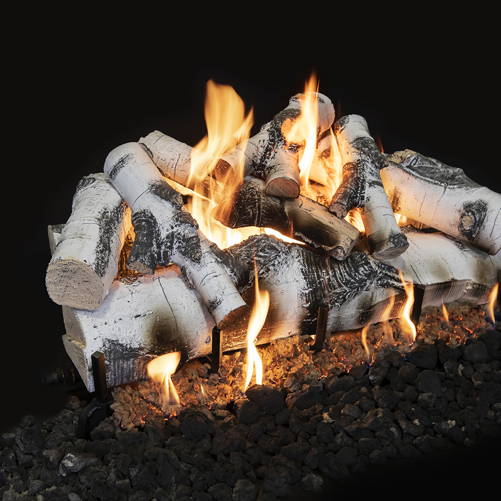 ASPEN30LOGS | Grand Canyon 30" Quaking Aspen 8-Piece Vented Gas Log Set