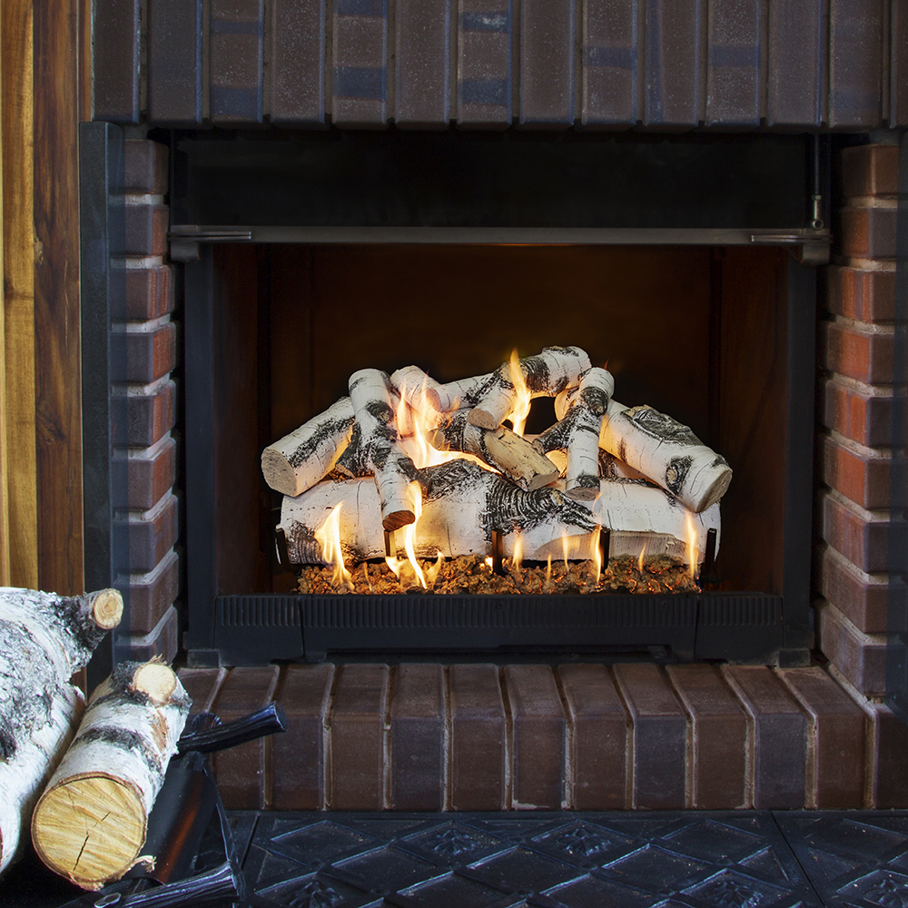 ASPEN36LOGS | Grand Canyon 36" Quaking Aspen 9-Piece Vented Gas Log Set