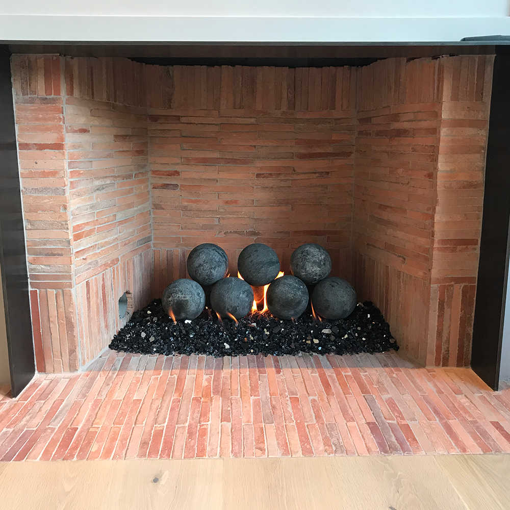 CB6-4-DGY | Grand Canyon 6-inch Dark Grey Fiber Cannonballs 4-Piece