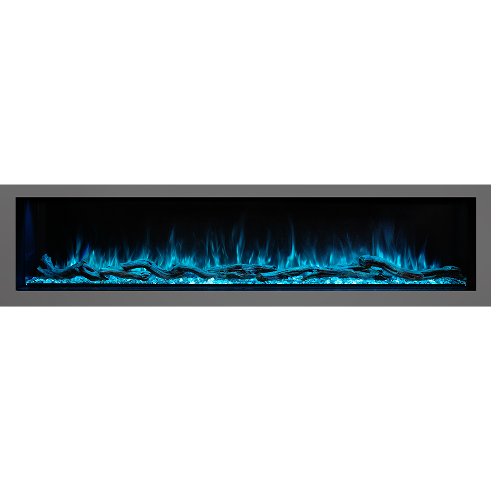 Modern Flames LPM-8016 | Landscape Pro Multi 80" Multi-Sided Built-In | Electric Fireplace