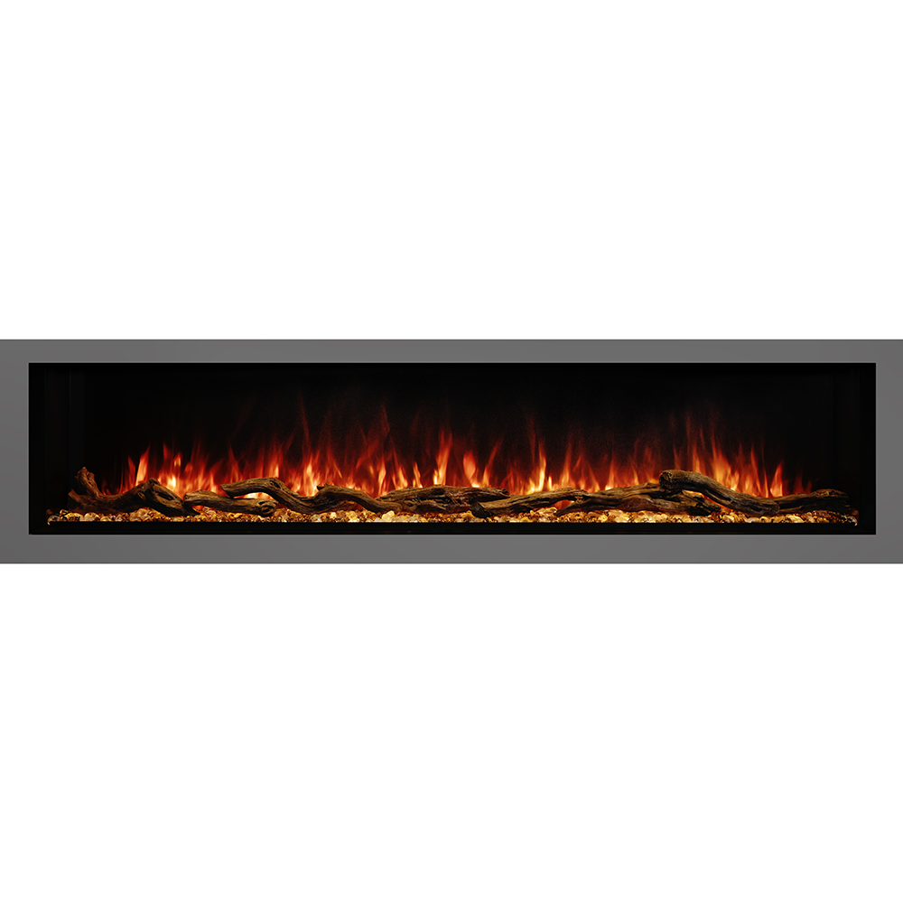 Modern Flames LPM-8016 | Landscape Pro Multi 80" Multi-Sided Built-In | Electric Fireplace