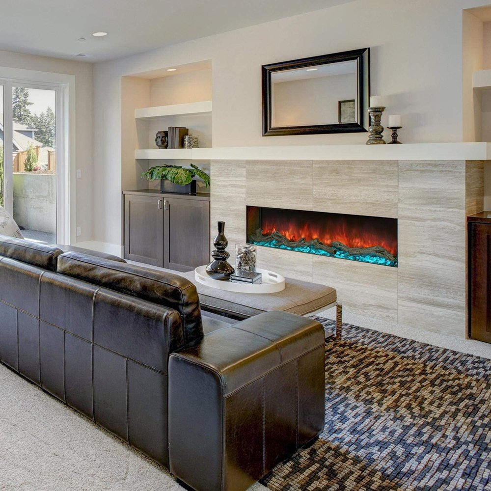 Modern Flames LPM-6816 | Landscape Pro Multi 68" Multi-Sided Built-In | Electric Fireplace