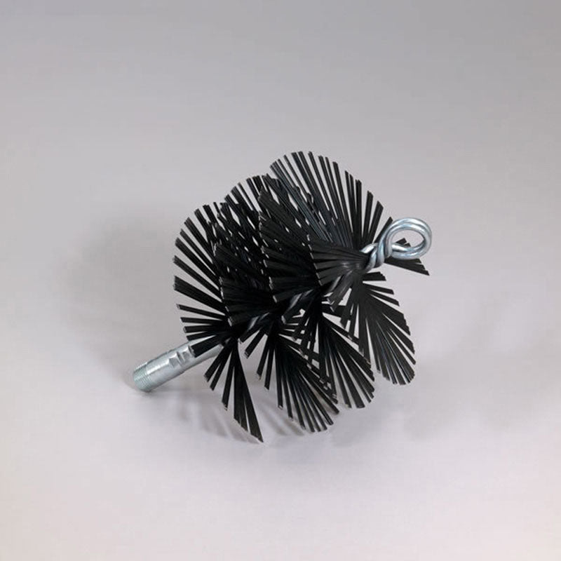Flat Wire Round Chimney Cleaning Brush with 3/8" PT