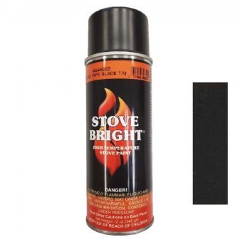 Duravent Black Stove Paint - Semi Gloss