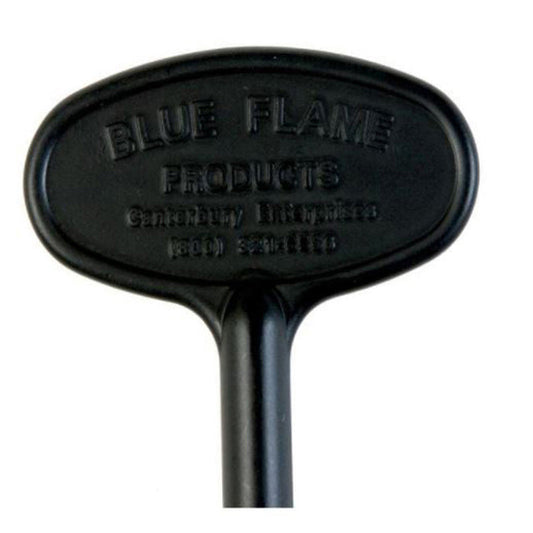 Blue Flame Flat Black Universal Gas Valve Key