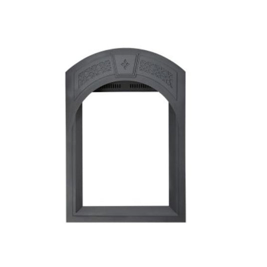 Arched Black Heritage Pattern Surround with Safety Barrier for Park Avenue-AFK82-1SB