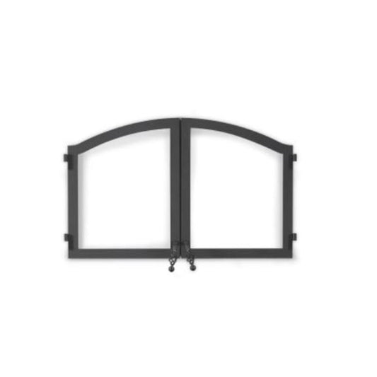 Arched Black Double Door for High Country NZ6000-1-H335-1K
