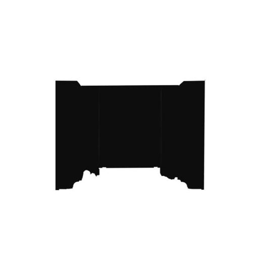 Mirro-Flame Gloss Black Porcelain Reflective Radiant Panels for GX70 Ascent Models-PRPGX70
