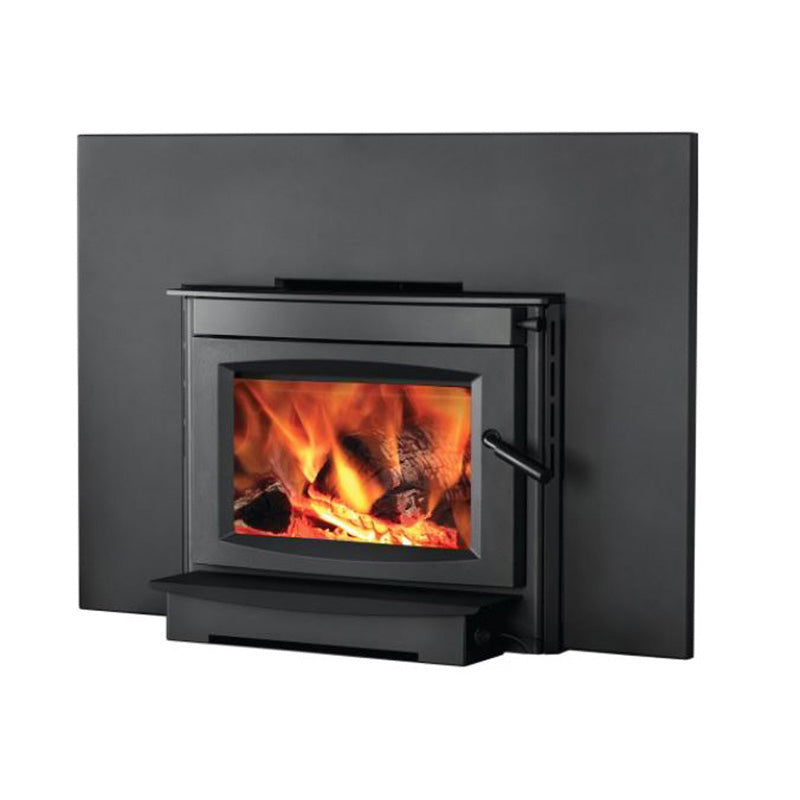 30" x 41" Standard Metal Charcoal Finish Backerplate for S20i Fireplace Insert-SCH1B3041