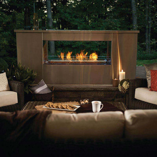 Napoleon Galaxy 48 Outdoor Linear See-Thru Electronic Start Gas Fireplace