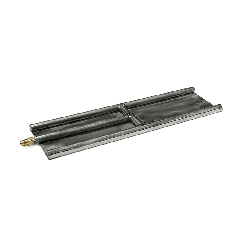 Assembled NG Glass H-Burner w/ Battery Electronic & Remote System