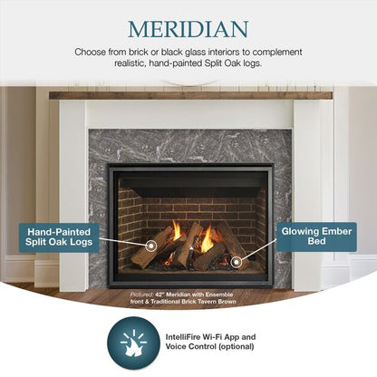 Majestic 36" Meridian Liquid Propane Fireplace - MER36L